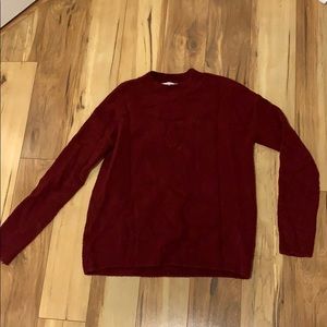 & Other Stories maroon sweater